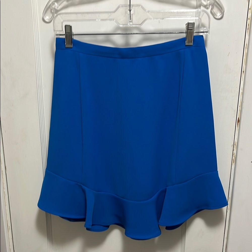 J. Crew Vibrant Blue Skater Skirt